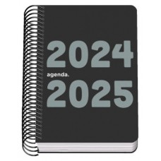 AGENDA ESCOLAR 2024-2025 TAMAÑO A6 TAPA POLIPROPILENO  DÍA PÁGINA MEMORY BASIC NEGRO DOHE 51766 (Espera 4 dias) en Huesoi