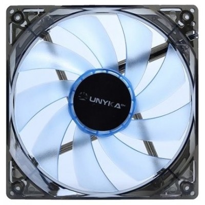 VENTILADOR CAJA ADICIONAL 12X12 UNYKA LED AZUL GAMING en Huesoi