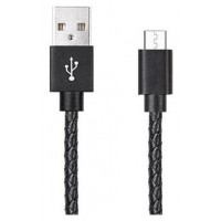 Cable USB a Micro USB 5 Pines (Carga y Transferencia) Piel 1m Biwond (Espera 2 dias) en Huesoi