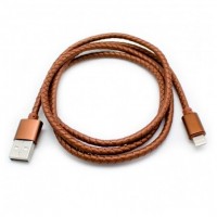 Cable USB a Lightning 8 Pines (Carga y Transferencia) Piel 1m Biwond (Espera 2 dias) en Huesoi