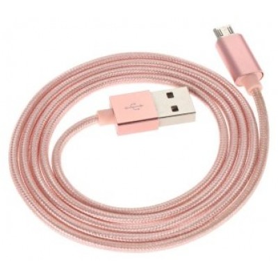 Cable USB a Micro USB 5 Pines (Carga y Transferencia) Rosa 1m Biwond (Espera 2 dias) en Huesoi
