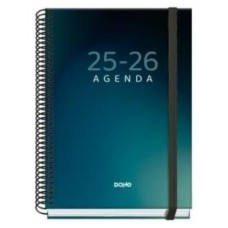 AGENDA ESCOLAR 2025-2026 TAMAÑO A5 TAPA CARTON FORRADO SEMANA VISTA PRIME BOREAL DOHE 52040 (Espera 4 dias) en Huesoi