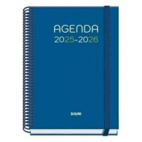 AGENDA ESCOLAR 2025-2026 TAMAÑO A5 TAPA CARTON FORRADO DÍA PÁGINA PRIME LOGIC DOHE 52047 (Espera 4 dias) en Huesoi