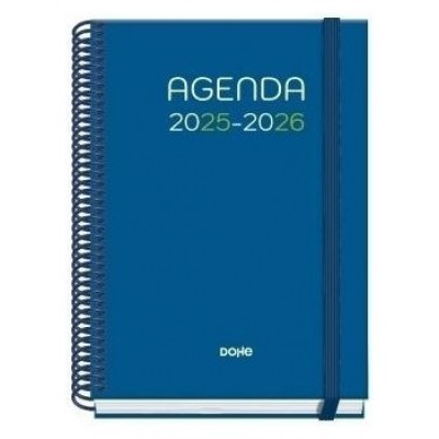 AGENDA ESCOLAR 2025-2026 TAMAÑO A5 TAPA CARTON FORRADO DÍA PÁGINA PRIME LOGIC DOHE 52047 (Espera 4 dias) en Huesoi