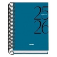 AGENDA ESCOLAR 2025-2026 TAMAÑO A6 TAPA CARTON FORRADO DÍA PÁGINA MODELO SYSTEM BASIC AZUL DOHE 52064 (Espera 4 dias) en Huesoi