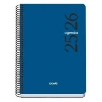 AGENDA ESCOLAR 2025-2026 TAMAÑO A5 TAPA POLIPROPILENO SEMANA VISTA MODELO ESENCIAL BASIC AZUL DOHE 52068 (Espera 4 dias) en Huesoi