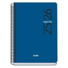 AGENDA ESCOLAR 2025-2026 TAMAÑO A5 TAPA POLIPROPILENO SEMANA VISTA MODELO ESENCIAL BASIC AZUL DOHE 52068 (Espera 4 dias) en Huesoi