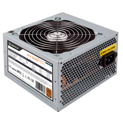 FUENTE ALIMENTACION ATX 500W UNYKA 80+ BRONZE 52500 en Huesoi