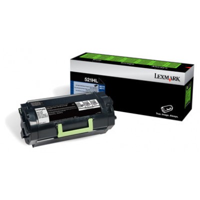Lexmark 520HAL Cartucho de toner de rendimiento alto para etiquetas en Huesoi