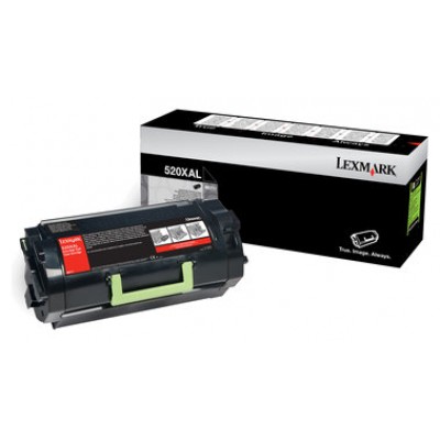 Lexmark 520XAL Cartucho de toner de rendimiento extra alto para etiquetas en Huesoi