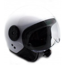 Casco Moto Jet Blanco con gafas Protectoras Talla S (Espera 2 dias) en Huesoi
