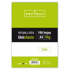 RECAMBIO PAQUETE 100 HOJAS A5 UNICLASIC 90 GR. LISO SIN MARGEN PAYRUS 53390000 (Espera 4 dias) en Huesoi