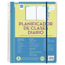 PLANIFICADOR DE CLASES DOCENTE 230X310 1 DÍA PÁGINA FINOCAM 5341000 (Espera 4 dias) en Huesoi