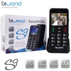 Biwond S9 Dual SIM SeniorPhone Negro + Estación Carga (Espera 2 dias) en Huesoi