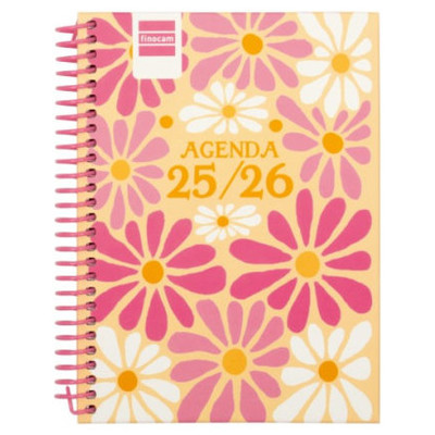 AGENDA ESCOLAR 2025-2026 DIVA 8&ordm; 120X164 SEMANA VISTA HORIZONTAL SPRING+ FINOCAM 536100426 (Espera 4 dias) en Huesoi