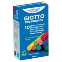 CAJA 10 TIZAS COLORES SURTIDOS GIOTTO F538900 (Espera 4 dias) en Huesoi