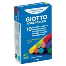 CAJA 10 TIZAS COLORES SURTIDOS GIOTTO F538900 (Espera 4 dias) en Huesoi