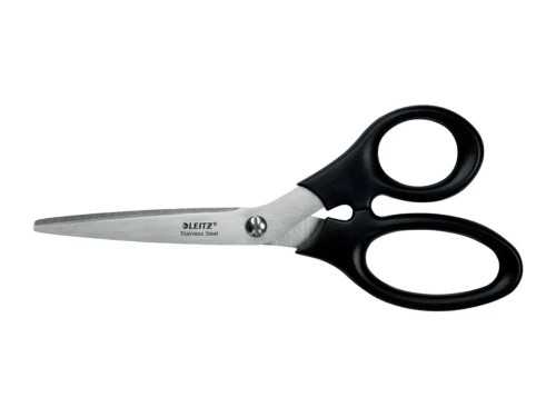 TIJERAS ACERO INOXIDABLE 185 MM (BL&Iacute;STER CART&Oacute;N), NEGRO LEITZ 54240095 (Espera 4 dias) en Huesoi