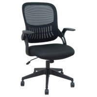 PIQUERAS Y CRESPO FOROL Silla Opti544 negra respaldo malla negro asiento 3D negro en Huesoi