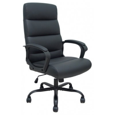 PIQUERAS Y CRESPO FOROL Sillon Opti545 similpiel negro base metalica negra en Huesoi