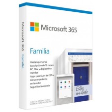 Microsoft 365 Familia 6-PC/MAC - 1 año (DIGITAL) (Espera 2 dias) en Huesoi