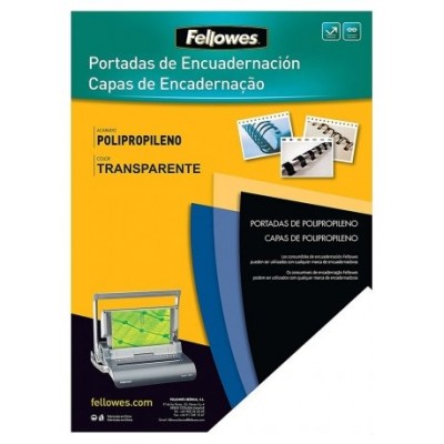 PACK 100 PORTADAS POLIPROPILENO TRANSLUCIDO 450 MICRAS A4 FELLOWES 54770 (Espera 4 dias) en Huesoi