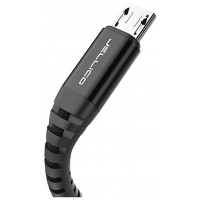 Cable Micro USB 3.1A KDS-25 Negro Jellico (Espera 2 dias) en Huesoi