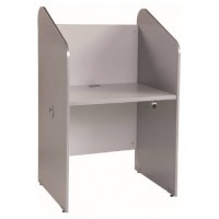 MESA CALL CENTER INDIVIDUAL ALUMINIO / GRIS. MEDIDAS 84X132X65CM ( LARGO X ALTO X PROFUNDIDAD) ROCADA 5501AB02 (Espera 4 dias) en Huesoi