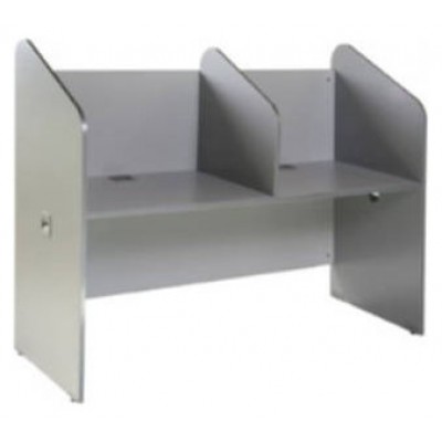 MESA CALL CENTER DOBLE ALUMINIO / GRIS. MEDIDAS 166X132X65CM ( LARGO X ALTO X PROFUNDIDAD) ROCADA 5502AB02 (Espera 4 dias) en Huesoi