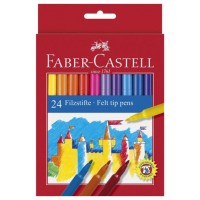 ESTUCHE CARTÓN 24 ROTULADORES ESCOLARES FABER CASTELL 554202 (Espera 4 dias) en Huesoi