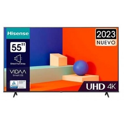 TV 55 LED HISENSE 55A6K UHD SMART TV 4K VIDAA U6 HDR10 en Huesoi