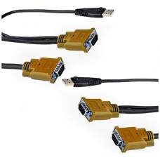 Set 2 x Cable VGA M / VGA M para KVM 1.2m (Espera 2 dias) en Huesoi