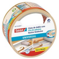 CINTA ADHESIVA UNIVERSAL DOBLE CARA ESPECIAL MOQUETAS 50MM.X5M. TESA 56170-00007-11 (MIN6) (Espera 4 dias) en Huesoi