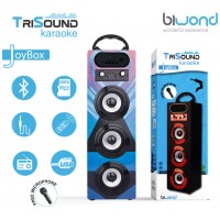 Altavoz Biwond Joybox TriSound Karaoke Azul (Espera 2 dias) en Huesoi