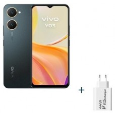 VIVO Y03 6.56" 4Gb(+4) 128Gb Black + Cargador 44W en Huesoi VIVO Y03 6.56" 4Gb(+4) 128Gb Black + Cargador 44W en Huesoi