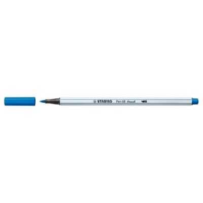 ROTULADOR PUNTA FIBRA PINCEL PEN 68 BRUSH AZUL OSCURO STABILO 568/41 (MIN10) (Espera 4 dias) en Huesoi