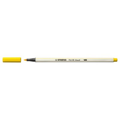 ROTULADOR PUNTA FIBRA PINCEL PEN 68 BRUSH AMARILLO STABILO 568/44 (MIN10) (Espera 4 dias) en Huesoi