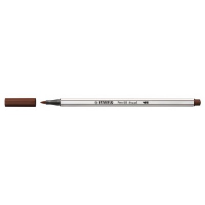 ROTULADOR PUNTA FIBRA PINCEL PEN 68 BRUSH MARRON STABILO 568/45 (MIN10) (Espera 4 dias) en Huesoi