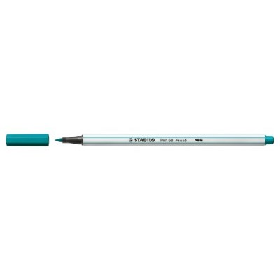 ROTULADOR PUNTA FIBRA PINCEL PEN 68 BRUSH TURQUESA STABILO 568/51 (MIN10) (Espera 4 dias) en Huesoi