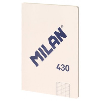 LIBRETA ENCOLADA, PAPEL CUADRICULADO, 48 HOJAS A4, SERIE 1918, BEIGE MILAN 57243G48BG (Espera 4 dias) en Huesoi