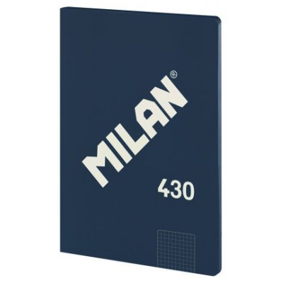 LIBRETA ENCOLADA, PAPEL CUADRICULADO, 48 HOJAS A4, SERIE 1918, AZUL MILAN 57243G48B (Espera 4 dias) en Huesoi