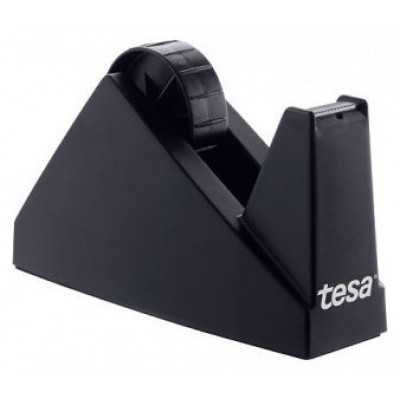 DISPENSADOR SOBREMESA "PORTARROLLOS" EASY CUT ECONOMY PARA ROOLLOS DE 66M. NEGRO TESA 57431-00000-02 (Espera 4 dias) en Huesoi
