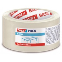 PACK 6 CINTAS DE EMBALAJE BASIC 50MM.X66M. TRANSPARENTE TESA 58570-00000-00 (Espera 4 dias) en Huesoi