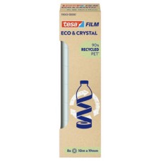 PACK 8 CINTAS ADHESIVAS TESAFILM ECO&PREMIUM 10:19  TOWER TESA TAPE 59043-00000-00 (Espera 4 dias) en Huesoi