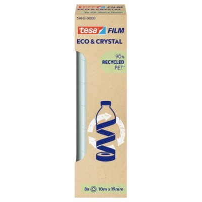 PACK 8 CINTAS ADHESIVAS TESAFILM ECO&PREMIUM 10:19  TOWER TESA TAPE 59043-00000-00 (Espera 4 dias) en Huesoi