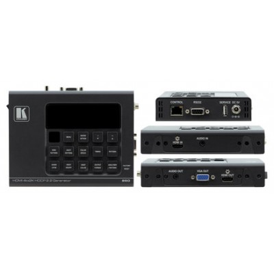 Kramer Electronics 860 extensor audio/video Negro (Espera 4 dias) en Huesoi