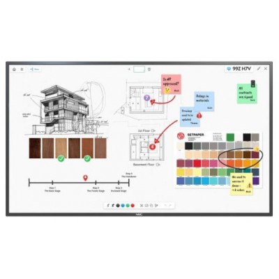 NEC MultiSync M651 IGB Panel plano interactivo 165,1 cm (65") LCD 500 cd / m² 4K Ultra HD Negro Pantalla táctil 24/7 (Espera 4 dias) en Huesoi