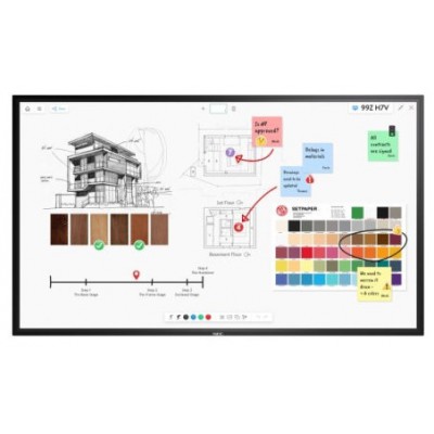 NEC MultiSync M751 IGB pizarra blanca interactiva 190,5 cm (75") 3840 x 2160 Pixeles Pantalla táctil Negro (Espera 4 dias) en Huesoi