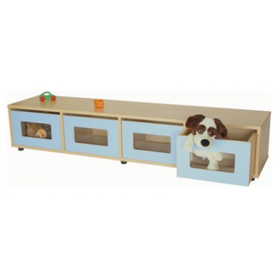 CAJONERA 4 CAJONES FRENTE METACRILATO HAYA MOBEDUC 600114HP18 (Espera 4 dias) en Huesoi