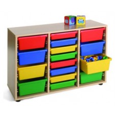 MUEBLE BAJO  CUBETERO 3 COLUMNAS 1042 HAYA MOBEDUC 600214HP18 (Espera 4 dias) en Huesoi